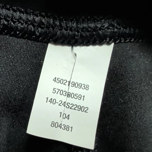 Soma 24/7 High Waist Wide Leg Max Coverage Knit Black Wide-Leg Pants - Picture 9 of 9